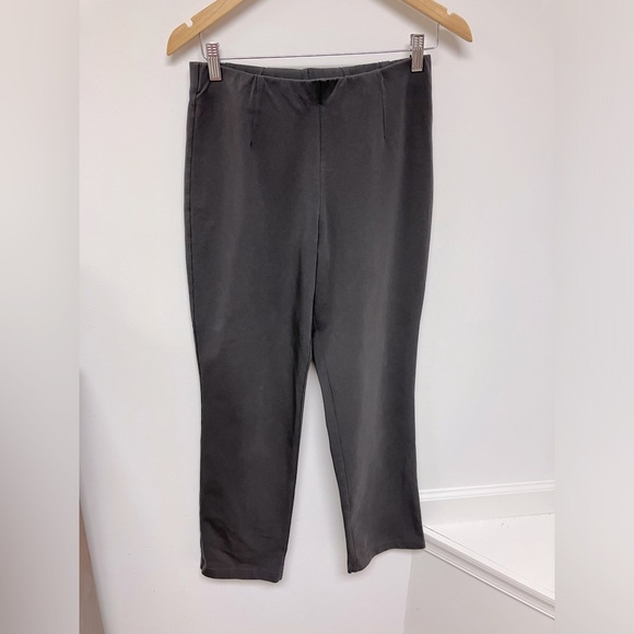 L.L. Bean Pants - L.L.Bean, knit, skinny leg pants, dark grey, SP